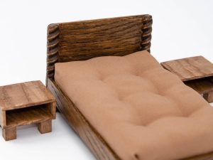 Кровать-3 + две прикроватные тумбочки handmade
