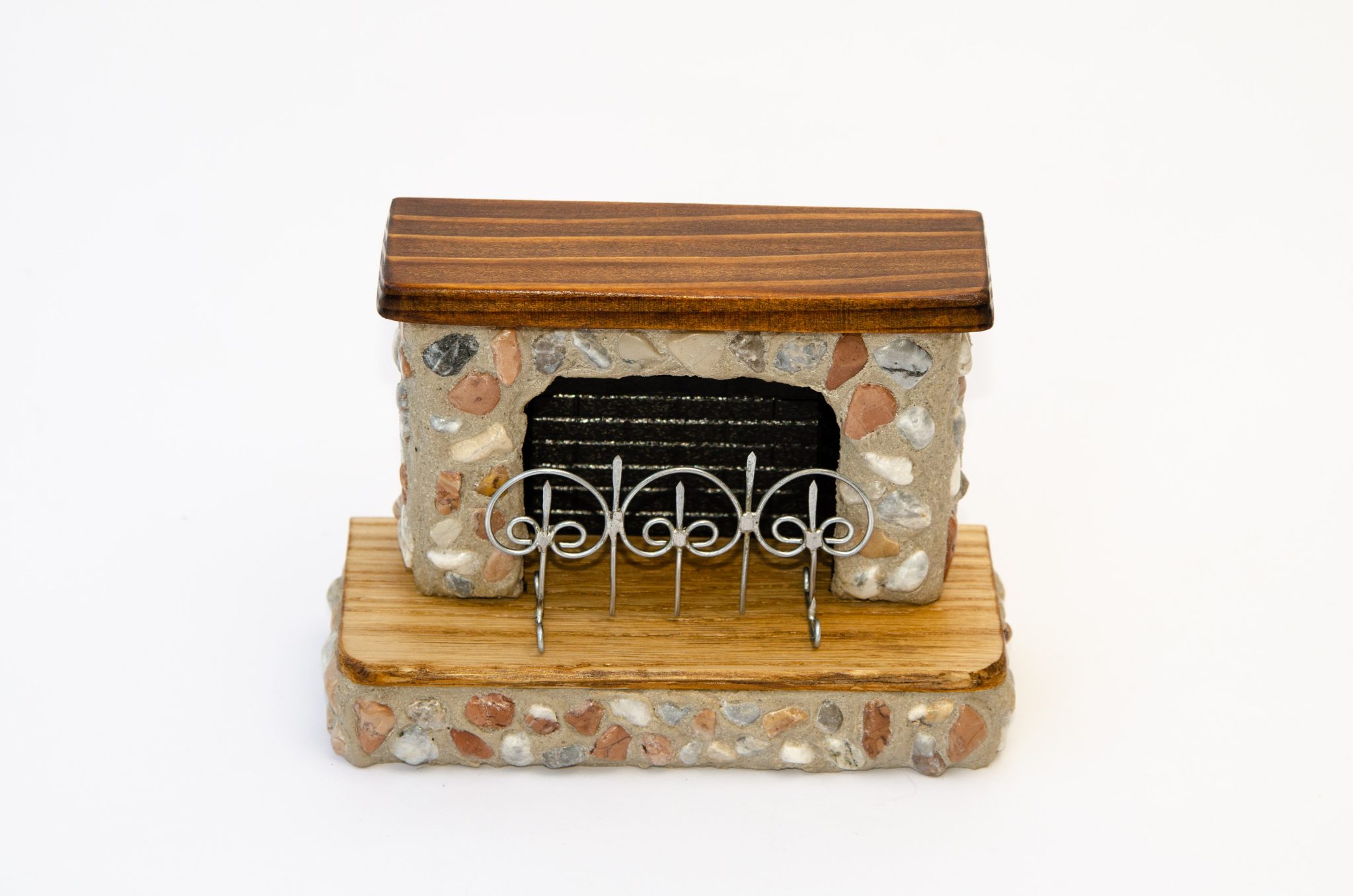 DSC_9508 Камин с деревянной столешницей