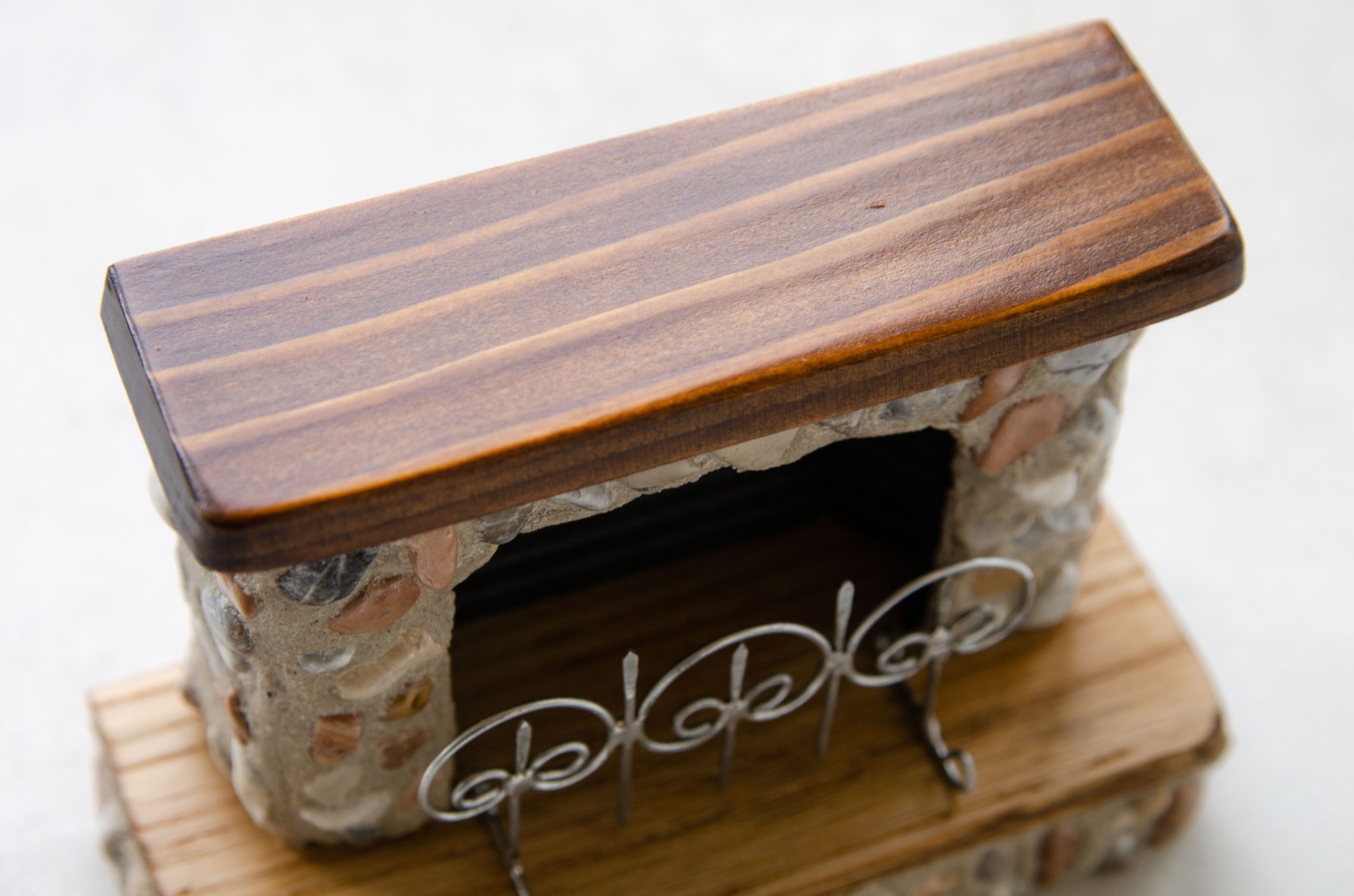 DSC_9545 Камин с деревянной столешницей