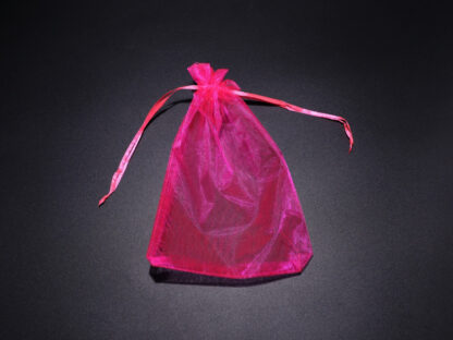 Подарочные мешочки из органзы. Цвет розовый. 15х20см