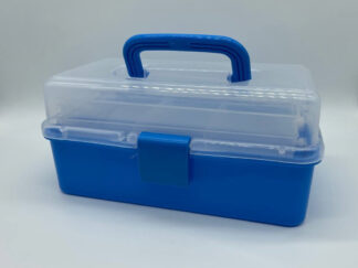 Органайзер пластиковый с прозрачной крышкой и ручкой 280х160х130 мм для рукоделия