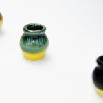 Горшочки-вазы глиняные