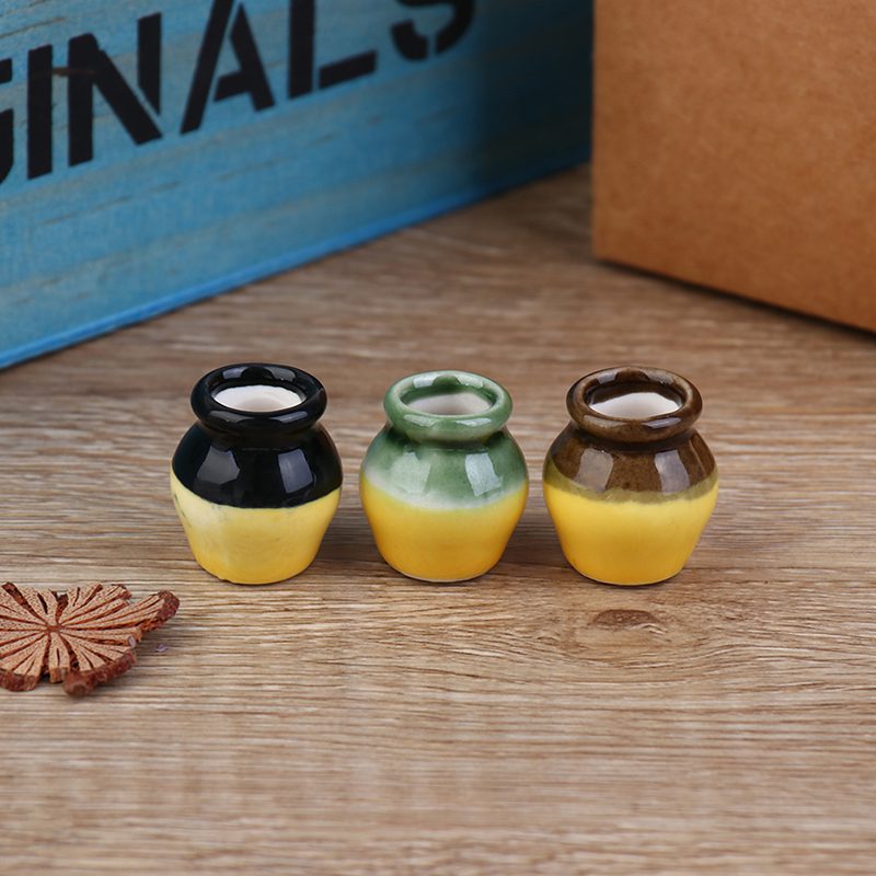 Глечики глазур Горшочки-вазы глиняные