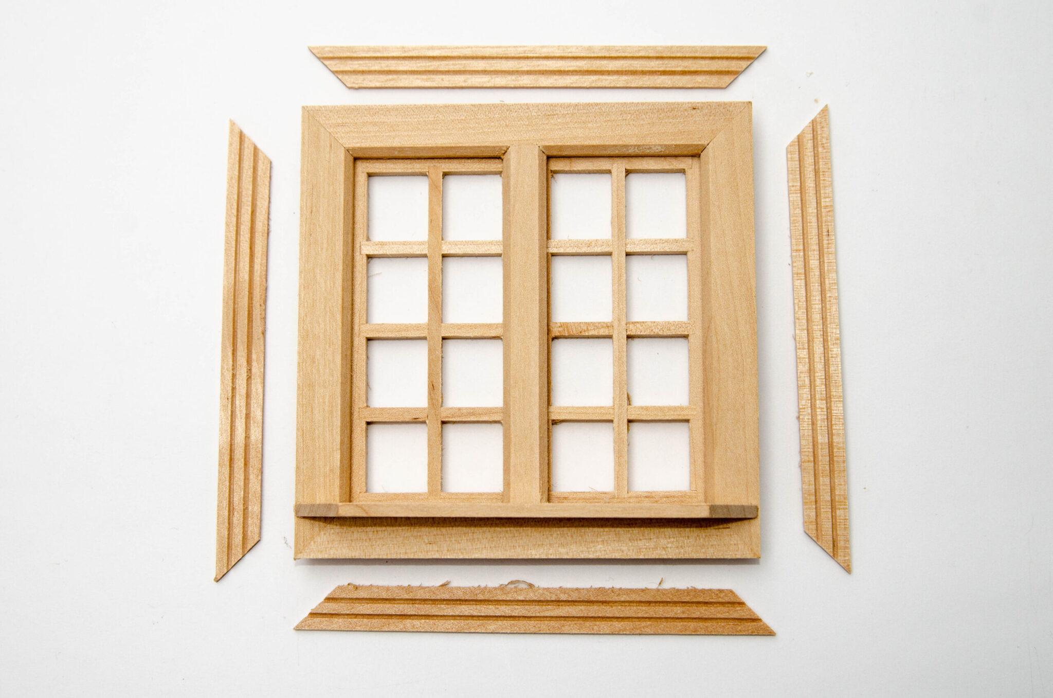 Окно двустворчатое 16 секций