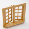 Окно двустворчатое 16 секций