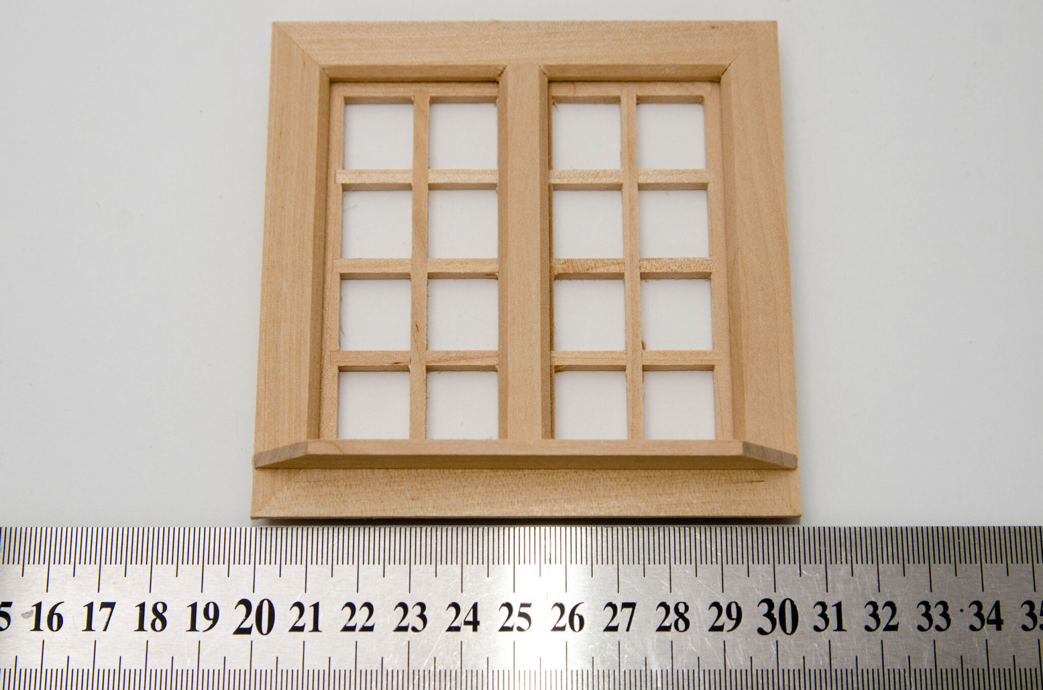 Окно двустворчатое 16 секций