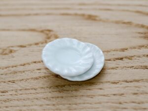 Тарілка кругла порцелянова, 2шт