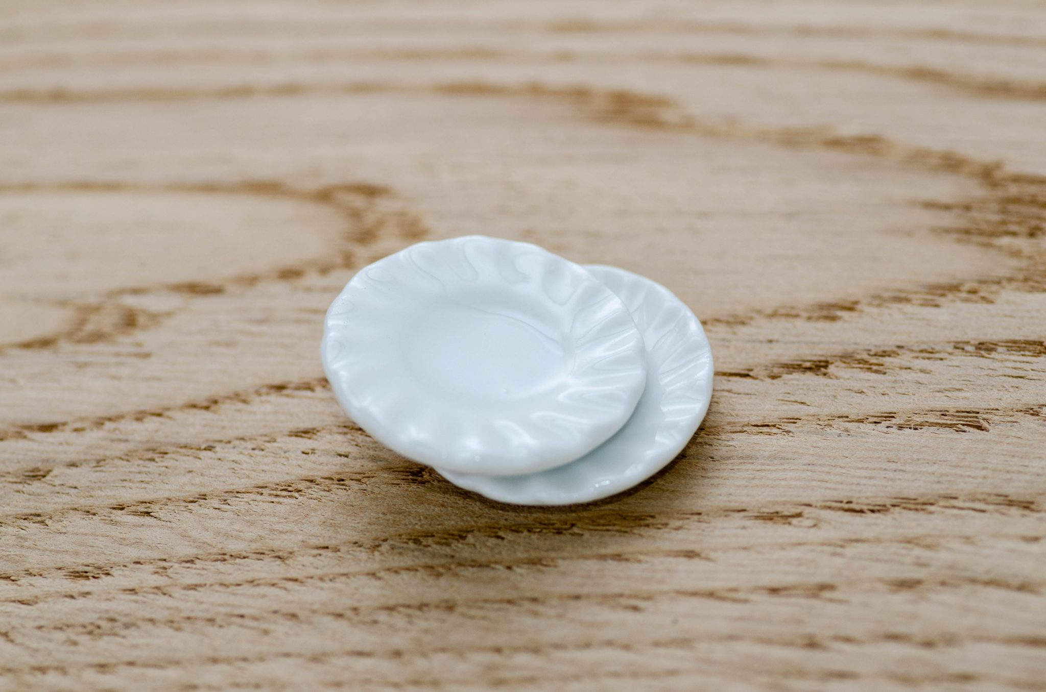 Тарелка круглая фарфоровая, 2шт